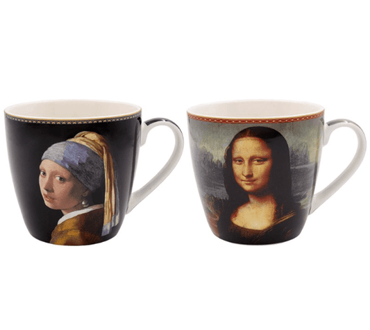 Portraits Breakfast Mugs (Set of 2)
