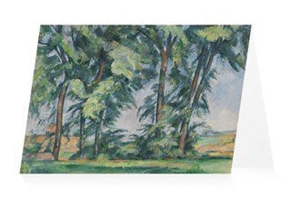 Tall Trees at the Jas de Bouffan - Paul Cézanne