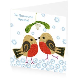Under the Mistletoe - Christmas Card