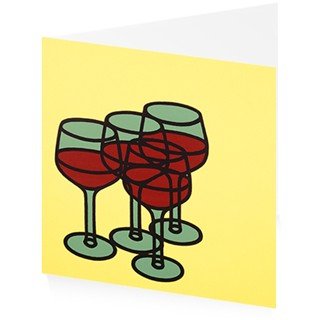 Wine Glasses - Patrick Caulfield CBE RA